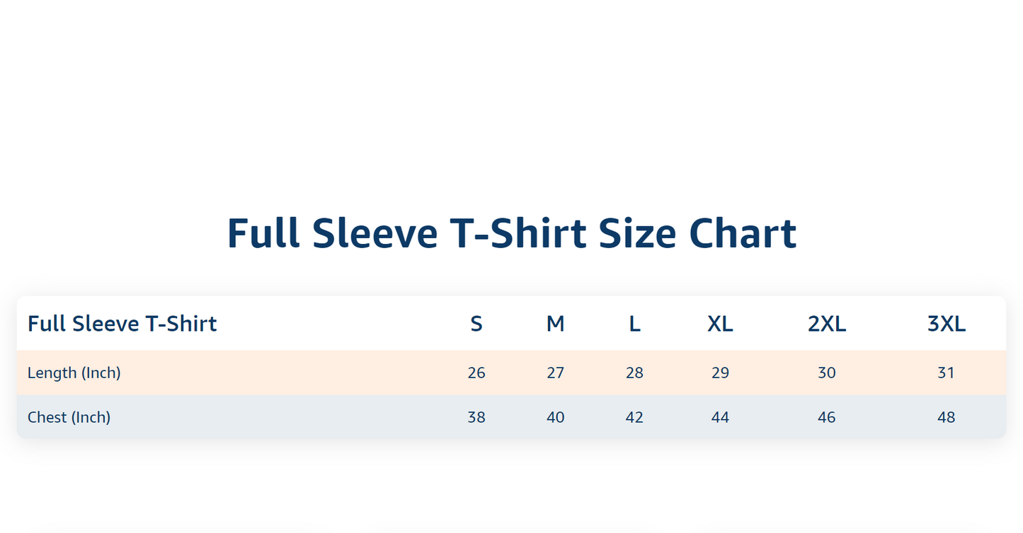 Round Neck Full Sleeve Shirt